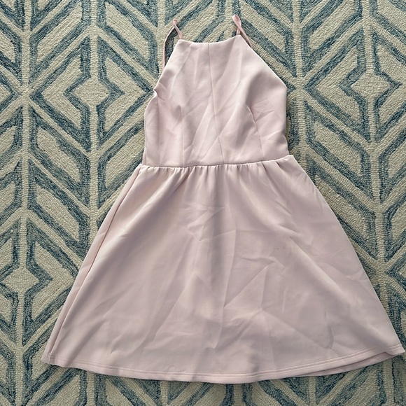 Light Pink High Neck Dress size S - Picture 1 of 6
